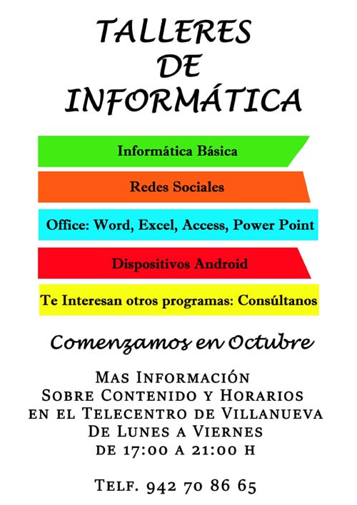 Talleres de informática