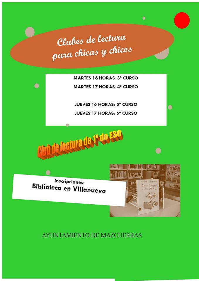 Clubes de lectura infantil 2019-2020