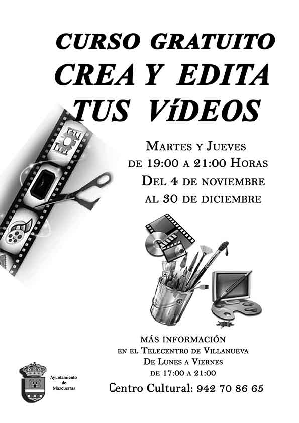 Curso: crea y edita tus vídeos