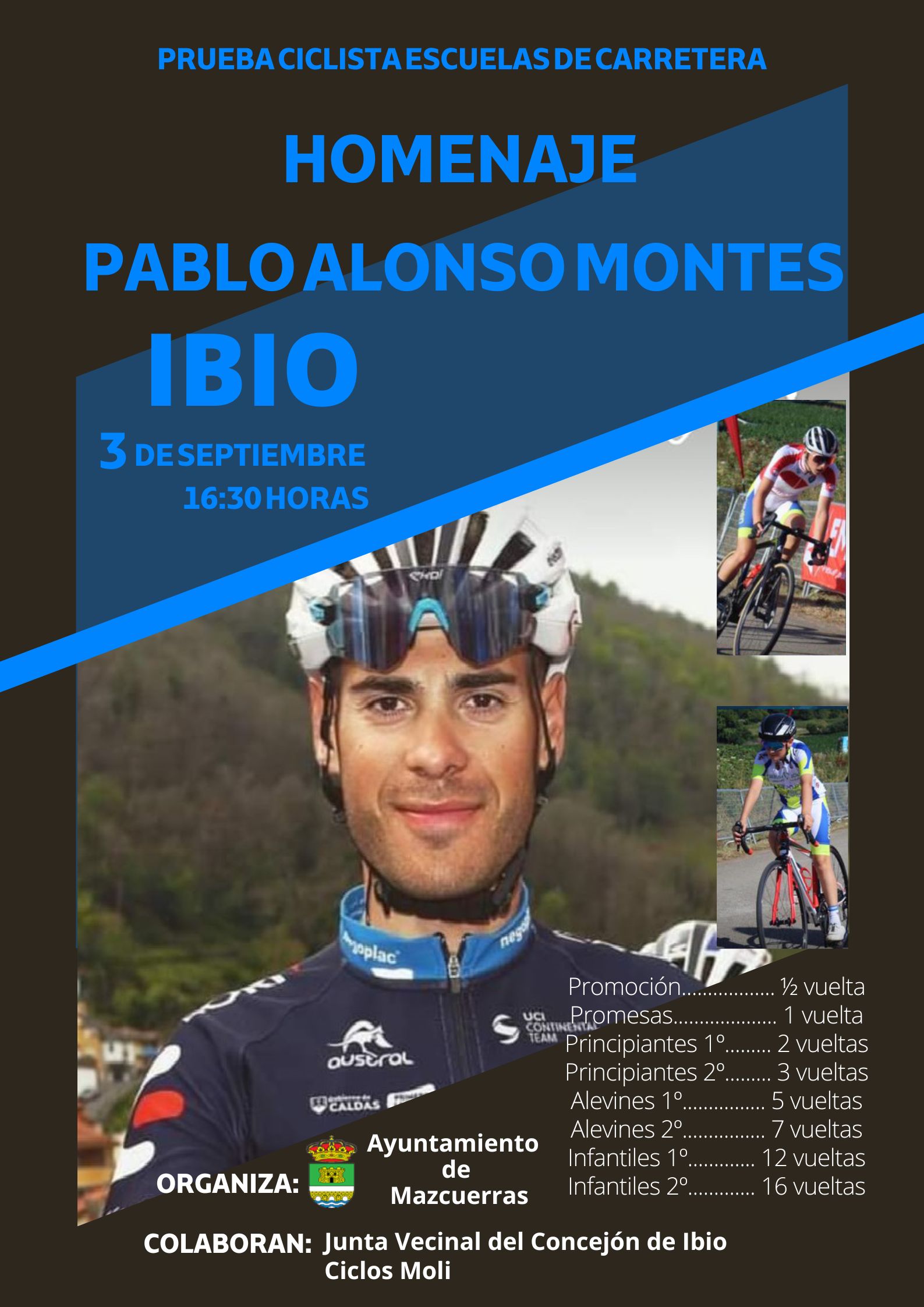 PRUEBA CICLISTA: HOMENAJE PABLO ALONSO MONTES